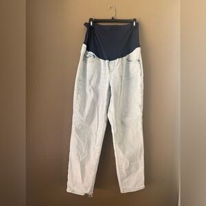 Old Navy Women's Light Wash Maternity Jeans 14